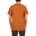 t-shirt-krotki-rekaw-brazowa-stone-blank-copper-volcom