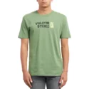 t-shirt-krotki-rekaw-zielona-stence-dark-kelly-volcom