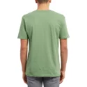 t-shirt-krotki-rekaw-zielona-stence-dark-kelly-volcom