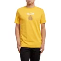 t-shirt-krotki-rekaw-zolty-conformity-tangerine-volcom