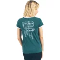 t-shirt-krotki-rekaw-zielona-lets-go-ringer-midnight-green-volcom
