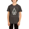 t-shirt-krotki-rekaw-czarna-dla-dziecka-concentric-heather-black-volcom
