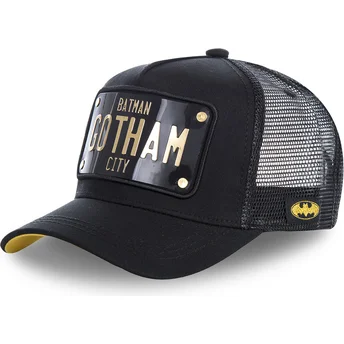Czapki zakrzywiona czarny snapback placa Gotham City BATP1 Batman DC Comics Capslab