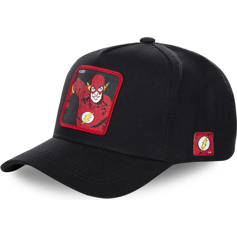 czapki-curva-czarny-snapback-flash-dc-comics-capslab czapki-curva-czarny-snapback-flash-dc-comics-capslab