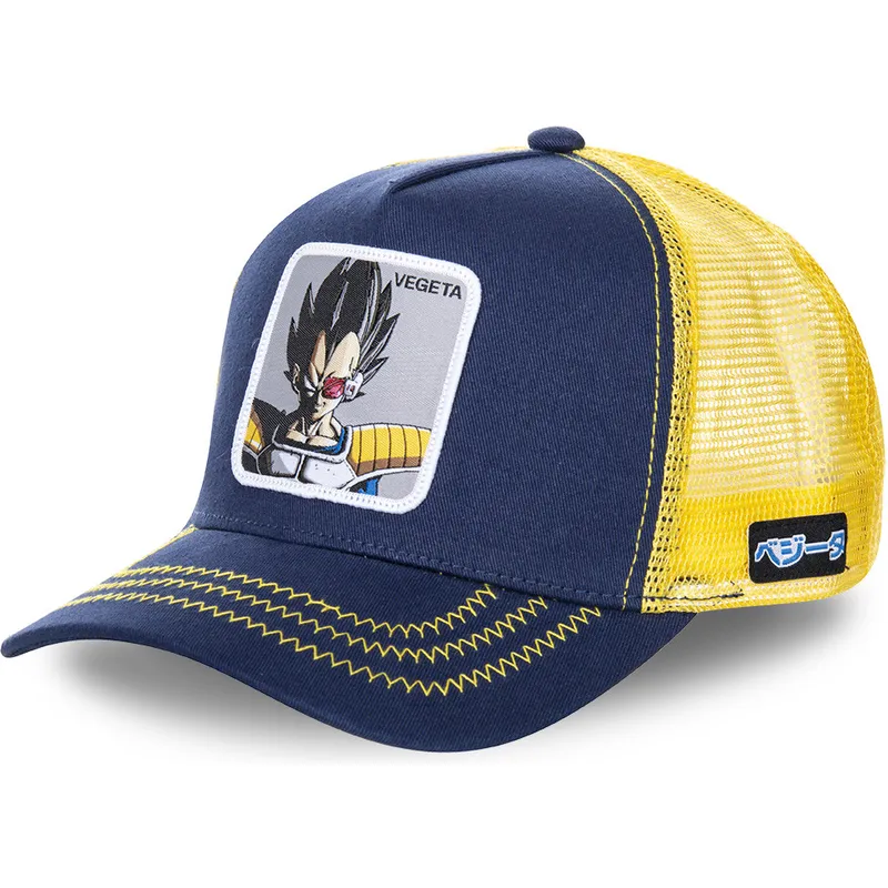 czapki-curva-granatowy-snapback-vegeta-dragon-ball-capslab czapki-curva-granatowy-snapback-vegeta-dragon-ball-capslab