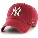 wyginieta-czapka-czerwona-cardenal-new-york-yankees-mlb-clean-up-47-brand