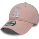 czapki-curva-roz-tasma-regulowana-9twenty-essential-packable-los-angeles-dodgers-mlb-new-era