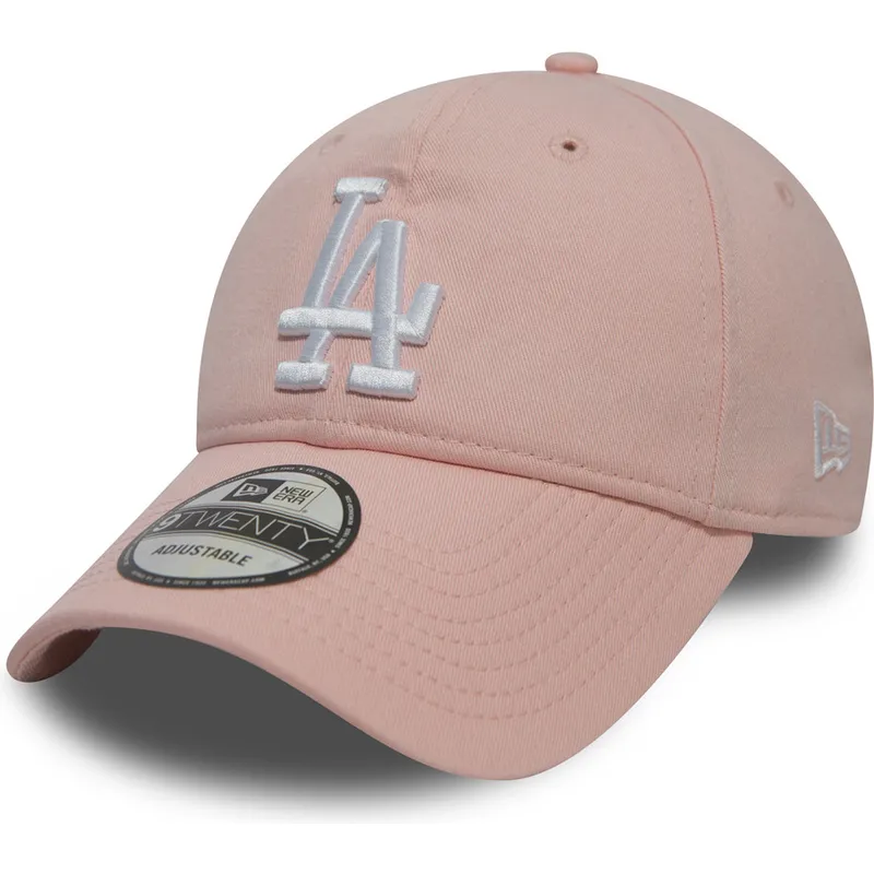 czapki-curva-roz-tasma-regulowana-9twenty-essential-packable-los-angeles-dodgers-mlb-new-era