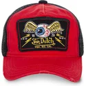 czapki-curva-czerwony-snapback-von-dutch