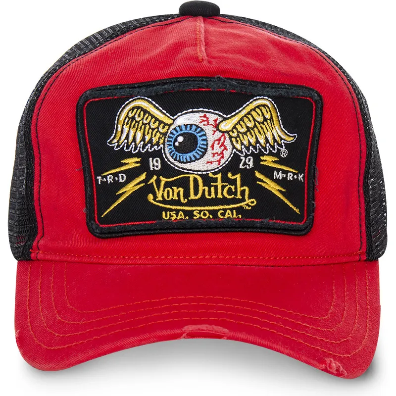 czapki-curva-czerwony-snapback-von-dutch