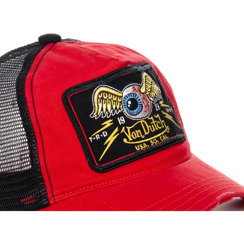 czapki-curva-czerwony-snapback-von-dutch