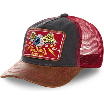 czapka-trucker-czarna-czerwona-i-brazowa-truck04-von-dutch