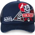 czapki-curva-granatowy-snapback-von-dutch