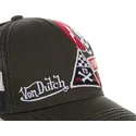 czapki-curva-brazowy-snapback-von-dutch