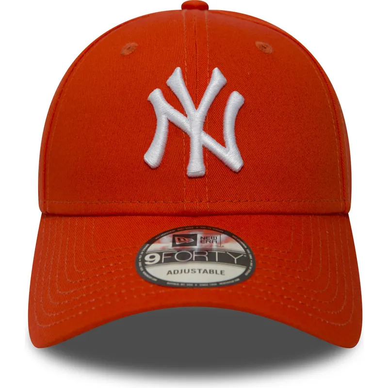 czapki-curva-pomaranczowy-tasma-regulowana-9forty-essential-new-york-yankees-mlb-new-era
