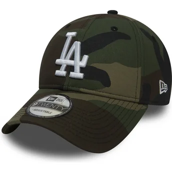 czapki-curva-kamuflaz-tasma-regulowana-9twenty-essential-packable-los-angeles-dodgers-mlb-new-era