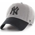 czapki-curva-szary-tasma-regulowana-negro-new-york-yankees-mlb-47-brand