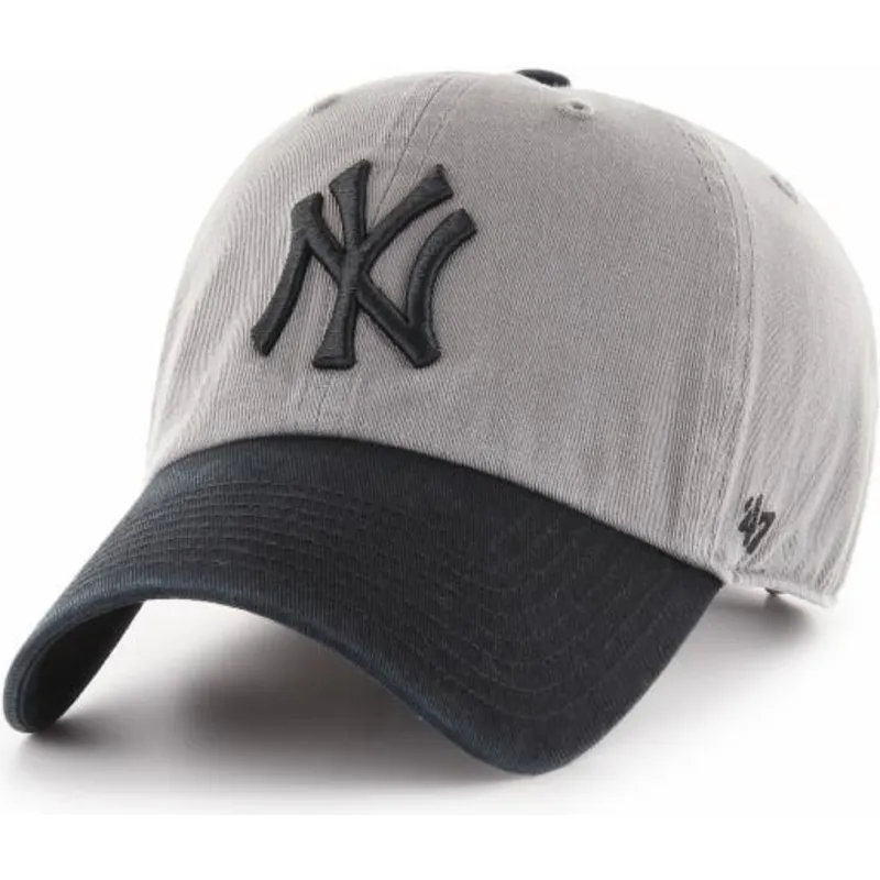 czapki-curva-szary-tasma-regulowana-negro-new-york-yankees-mlb-47-brand