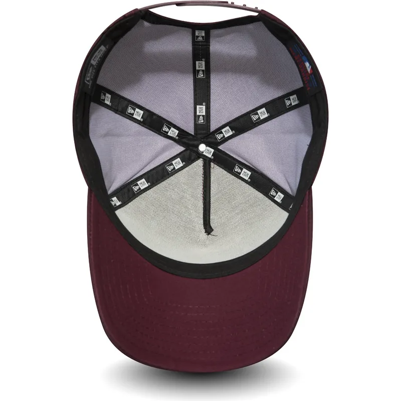 czapki-curva-czerwony-snapback-granate-ripstop-a-frame-los-angeles-dodgers-mlb-new-era
