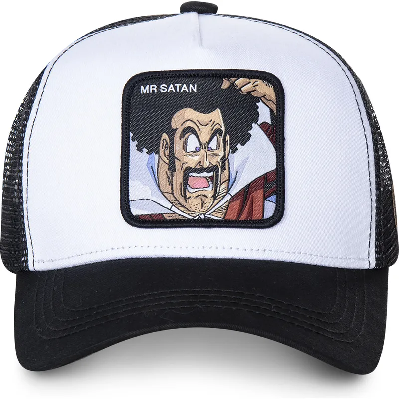 czapki-curva-bialy-snapback-mr-satan-dragon-ball-capslab