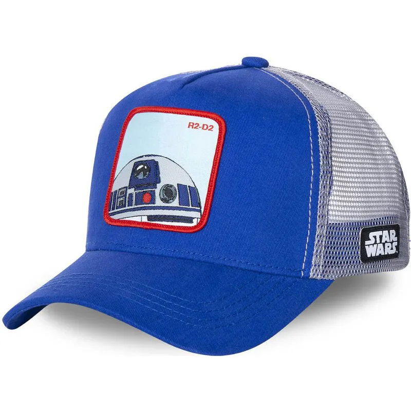 czapki-curva-niebieski-snapback-r2-d2-star-wars-capslab czapki-curva-niebieski-snapback-r2-d2-star-wars-capslab