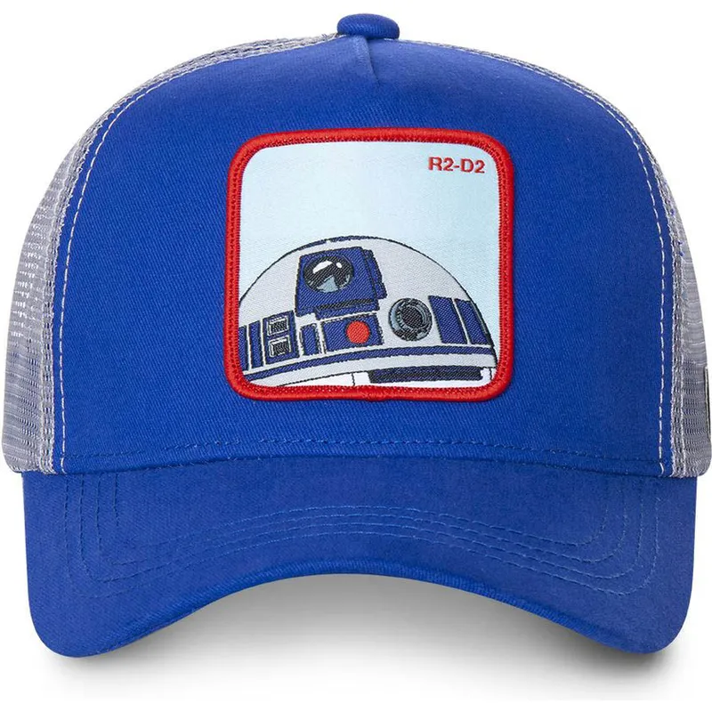 czapki-curva-niebieski-snapback-r2-d2-star-wars-capslab czapki-curva-niebieski-snapback-r2-d2-star-wars-capslab
