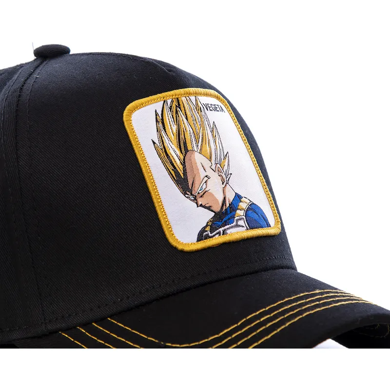 czapki-curva-czarny-snapback-vegeta-dragon-ball-capslab czapki-curva-czarny-snapback-vegeta-dragon-ball-capslab