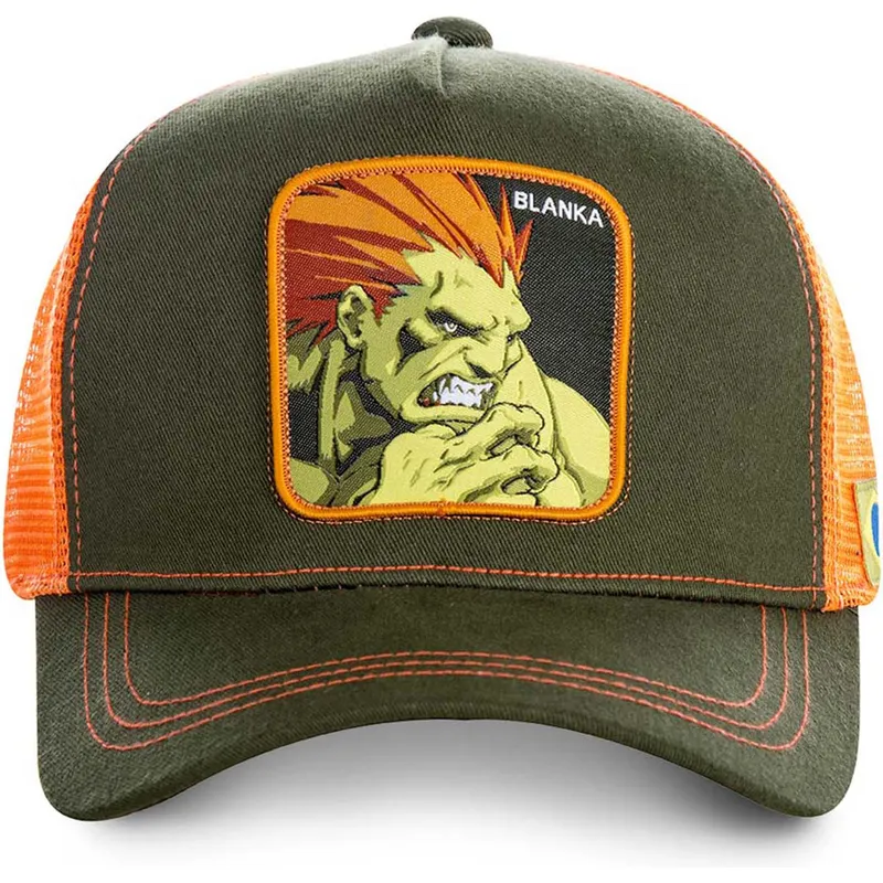 czapki-curva-zielony-snapback-blanka-street-fighter-capslab