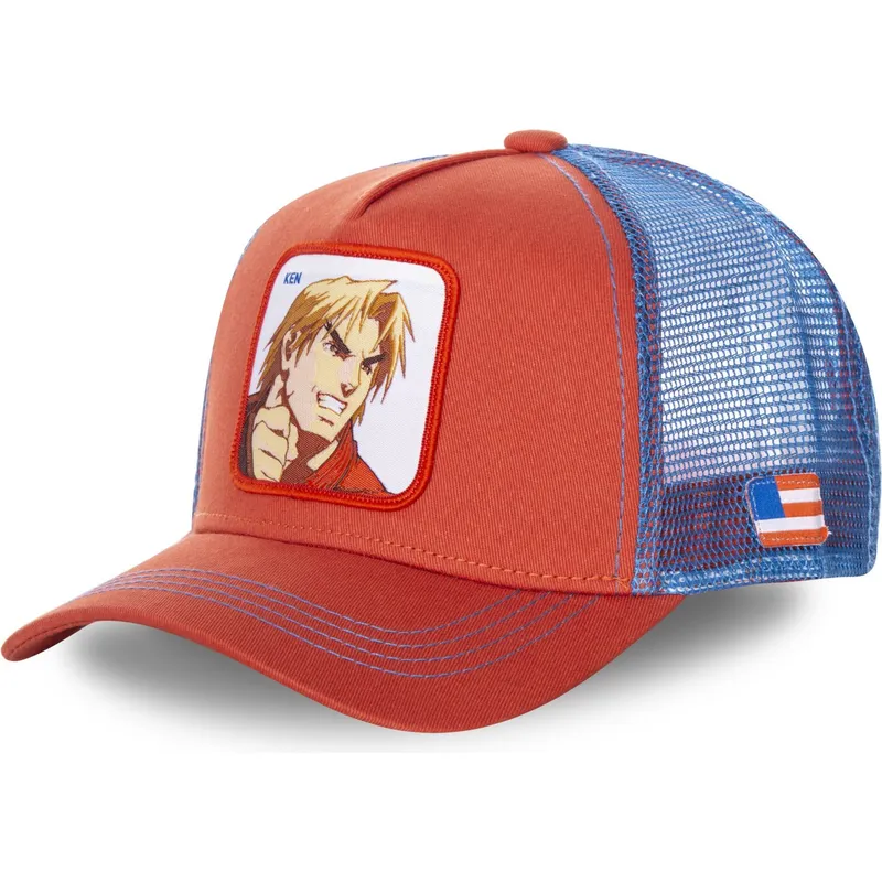 czapki-curva-czerwony-snapback-ken-masters-street-fighter-capslab czapki-curva-czerwony-snapback-ken-masters-street-fighter-capslab