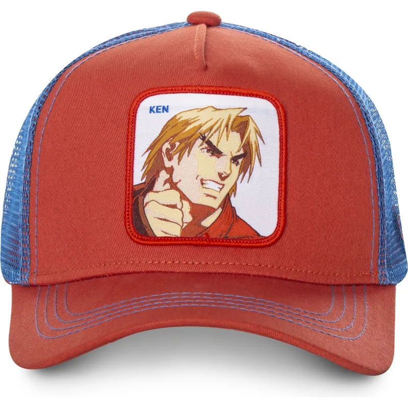 czapki-curva-czerwony-snapback-ken-masters-street-fighter-capslab czapki-curva-czerwony-snapback-ken-masters-street-fighter-capslab