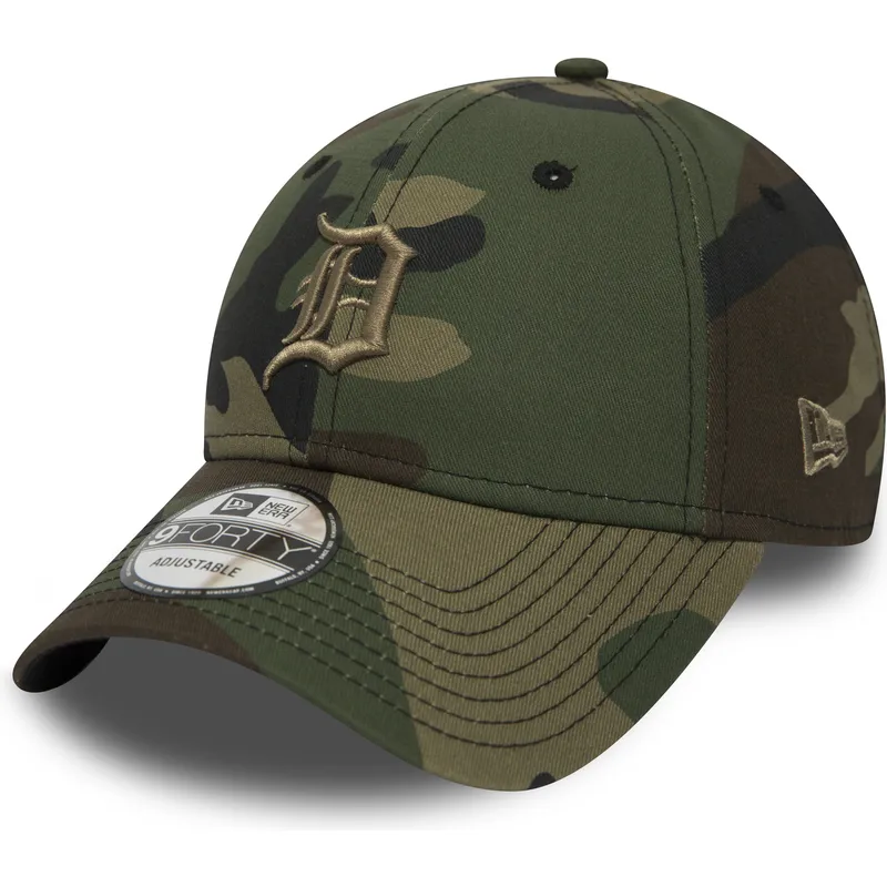 czapka-z-daszkiem-regulowana-z-brazowym-logo-w-kamuflazu-9forty-essential-detroit-tigers-mlb-od-new-era