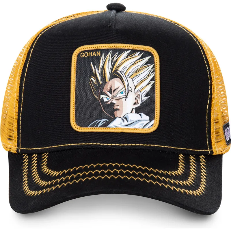 czapka-trucker-czarna-i-zolta-son-gohan-super-saiyan-2-dbzsup-dragon-ball-od-capslab