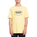 t-shirt-krotki-rekaw-zolty-cresticle-yellow-volcom