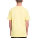 t-shirt-krotki-rekaw-zolty-cresticle-yellow-volcom