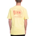 t-shirt-krotki-rekaw-zolta-free-yellow-volcom