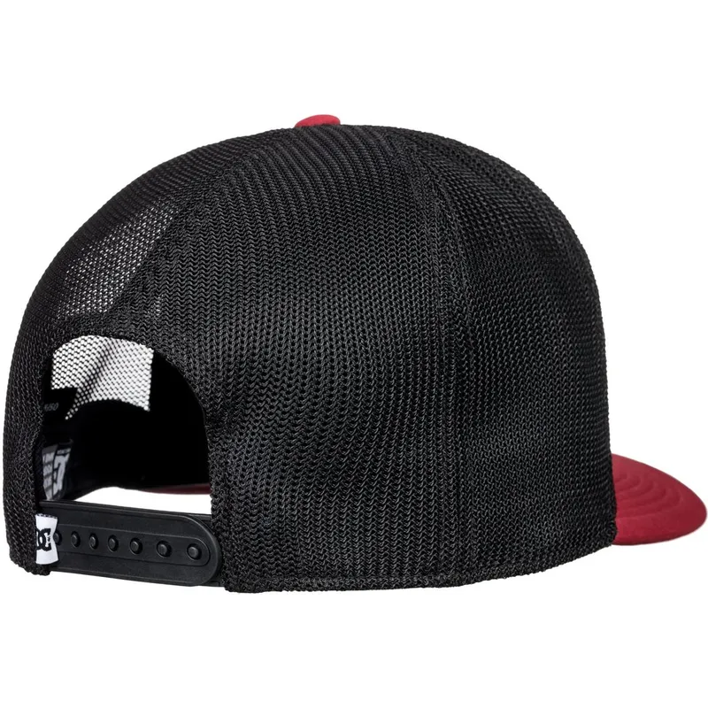 czapki-curva-czerwony-snapback-dc-shoes