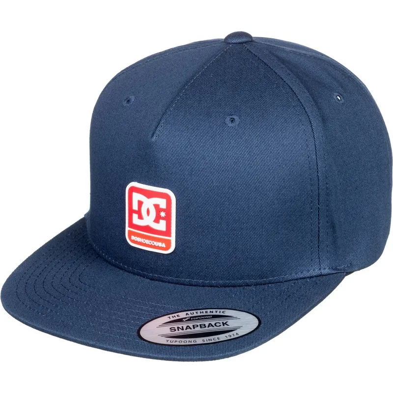 czapki-plana-granatowy-snapback-dc-shoes