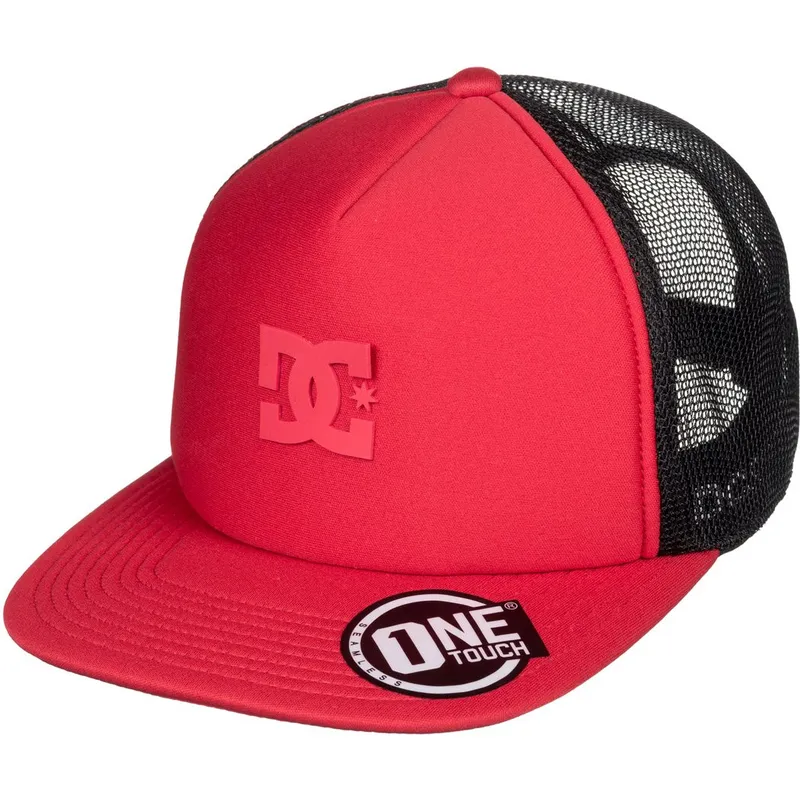 czapki-curva-czerwony-snapback-dc-shoes