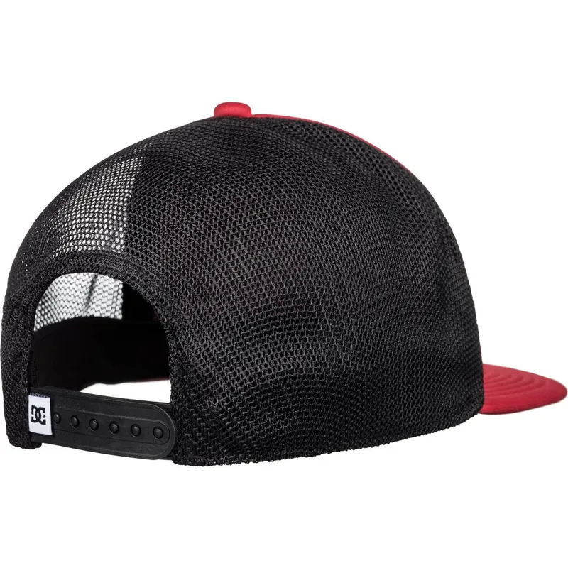 czapki-curva-czerwony-snapback-dc-shoes