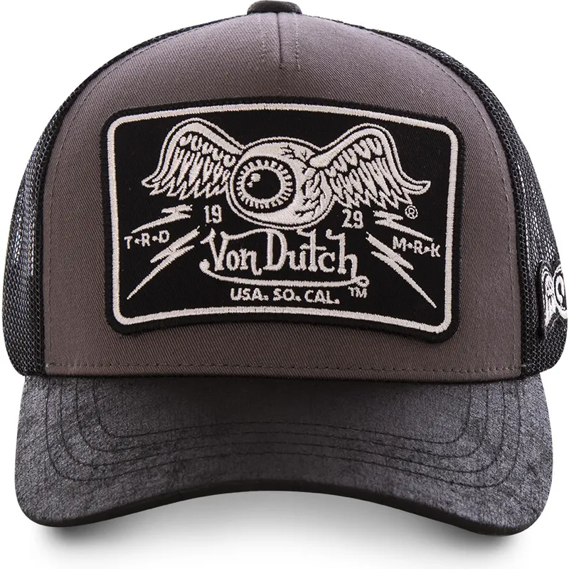 czapki-curva-szary-snapback-von-dutch