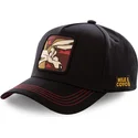 czapki-curva-czarny-snapback-kojot-looney-tunes-capslab