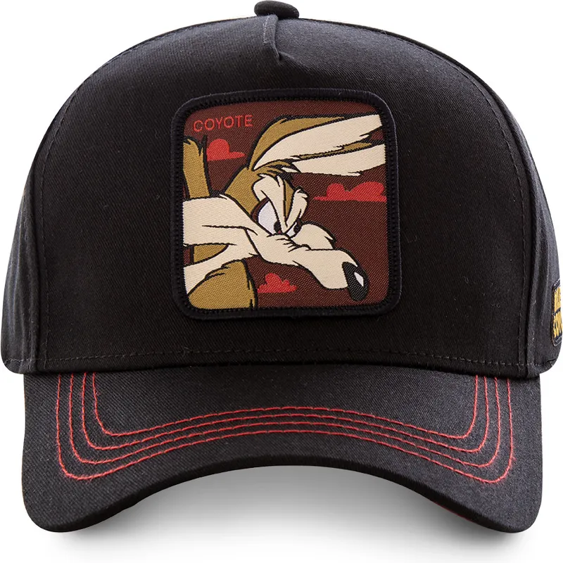 czapki-curva-czarny-snapback-kojot-looney-tunes-capslab