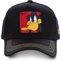 czarna-czapka-z-zakrzywionym-daszkiem-snapback-kaczor-daffy-daf3-looney-tunes-od-capslab