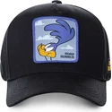 czapki-curva-czarny-snapback-strus-pedziwiatr-looney-tunes-capslab