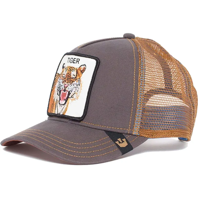 czapki-curva-brazowy-snapback-the-farm-de-goorin-bros