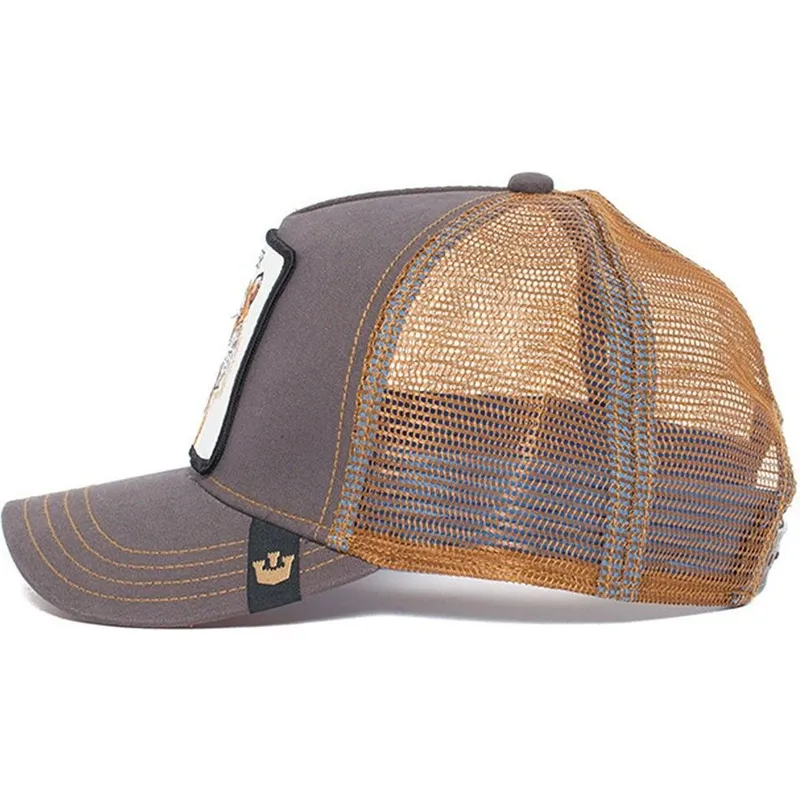 czapki-curva-brazowy-snapback-the-farm-de-goorin-bros