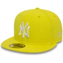 czapki-plana-zolty-dopasowany-59fifty-essential-new-york-yankees-mlb-new-era