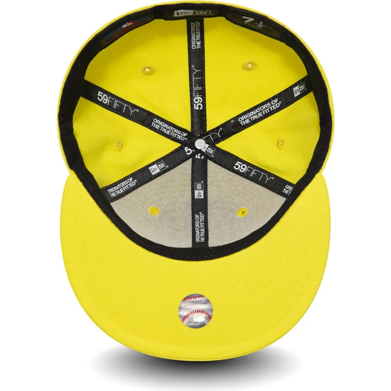 czapki-plana-zolty-dopasowany-59fifty-essential-new-york-yankees-mlb-new-era