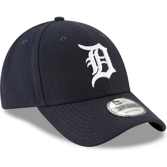 Wyginięta czapka ciemnoniebieska z regulacją 9FORTY The League Detroit Tigers MLB New Era