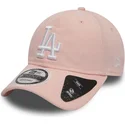 czapki-curva-roz-tasma-regulowana-9twenty-dryera-packable-los-angeles-dodgers-mlb-new-era